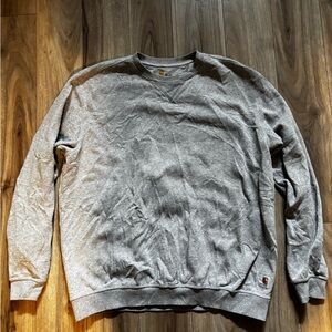 XL Carhartt Gray Crewneck Sweater